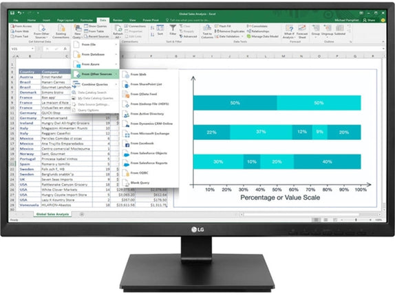 Monitor LG 27BK550Y-B (27'' - Full HD - LED)