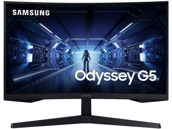 Monitor Curved Gaming SAMSUNG Odyssey G5 LC27G55TQWRXEN (27'' - 1 ms - 144 Hz - QHD - FreeSync Premium)