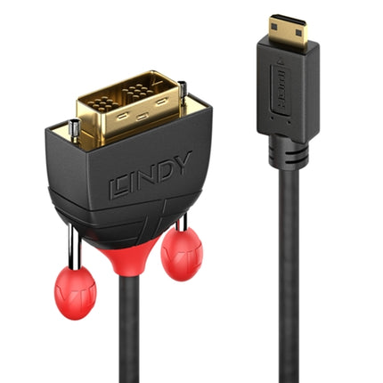 Adapter LINDY 36280 HDMI Type C Mini DVID Black 05 m