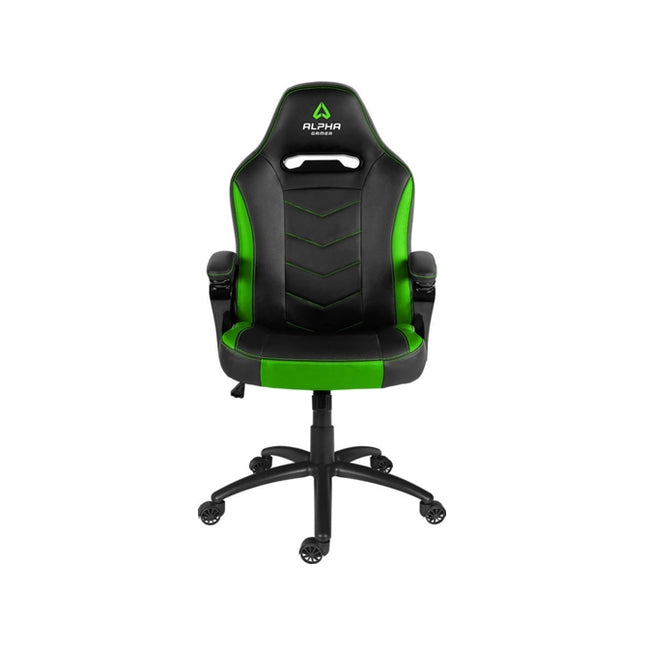 Gaming Chair ALPHA GAMER Kappa (Up to 150 kg - Gas Lift Class 4 - Black and Green)
