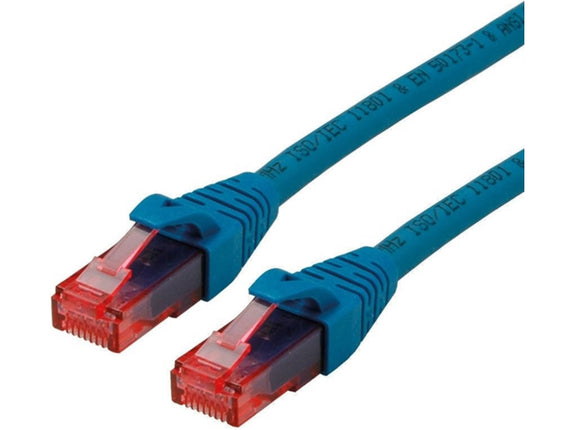 ROLINE RJ45 Network Cable 30 cm Blue