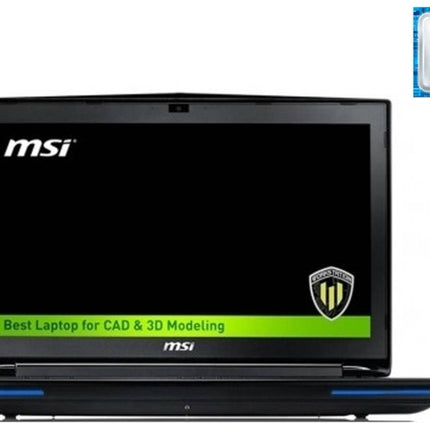 Workstation Laptop 15.6'' MSI WS63 7RK-408ES (Open Case - i7 - RAM: 16 GB - Hard Disk: 1 TB HDD 512 GB SSD)