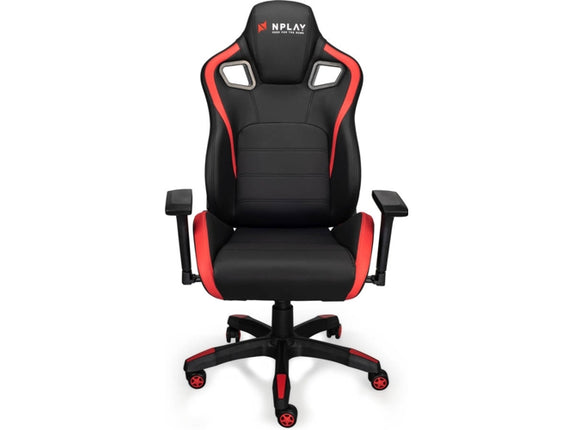 Gaming Chair NPLAY Rule 6.1 (Up to 90 kg - Class 4 Lift - Black)