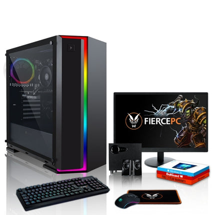 Gaming Pack FIERCE Fortnite 1001833 Desktop Gaming Monitor 24 Speakers 2.1