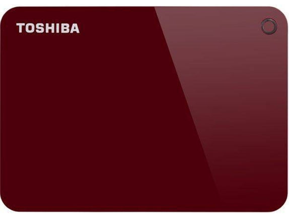 TOSHIBA Advance External HDD (Red - 1 TB - USB 3.0)