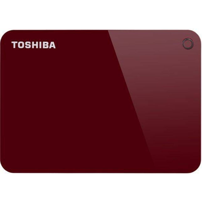 TOSHIBA Advance External HDD (Red - 1 TB - USB 3.0)