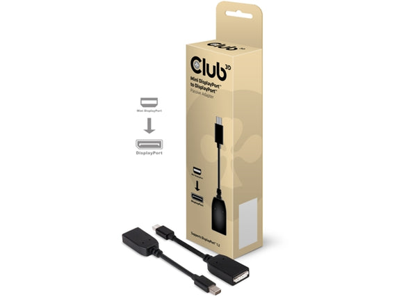 CLUB3D Mini DisplayPort to DisplayPort 1.2 Adapter Cable