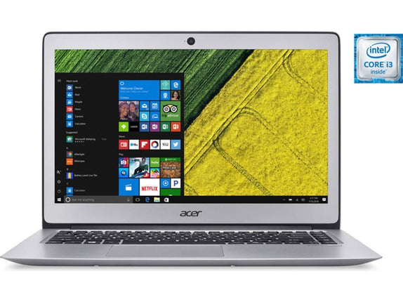 14'' ACER Swift 3 SF314-52-361V Silver Notebook (Refurbished Grade C - i3-7100U - 4 GB RAM - 128 GB SSD - nVidia GeForce MX )