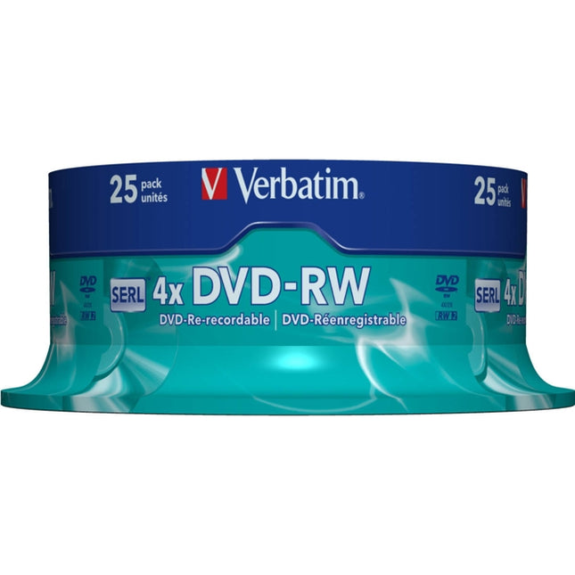 VERBATIM DVDRW Virgin DVD Matt Silver