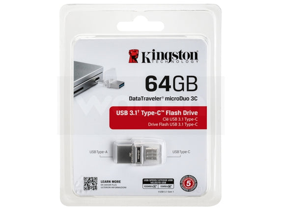 KINGSTON 64GB Micro Duo DT USB Flash Drive