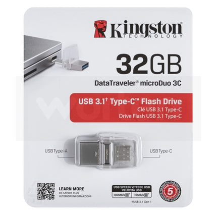 USB Pen KINGSTON 32GB DT Micro Duo 3C Type