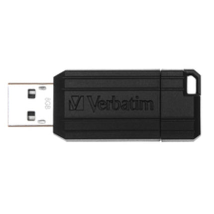 VERBATIM PinStripe 8 GB USB Flash Drive