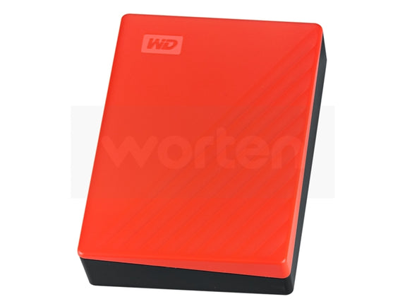 WESTERN DIGITAL My Passport Worldwide External HDD (Red - 4 TB - USB 3.0)