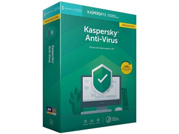 KASPERSKY Antivirus Software 3 Devices 1 Year