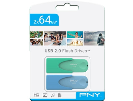 USB Pen PNY PK 2X64GB LTD EDITION (64GB - USB 2.0)