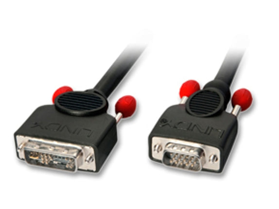 VGA DVII Cable LINDY 41196 Black 2m