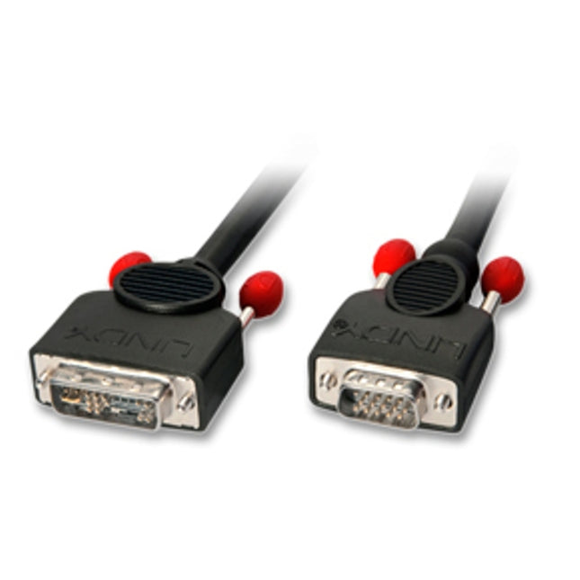 VGA DVII Cable LINDY 41196 Black 2m