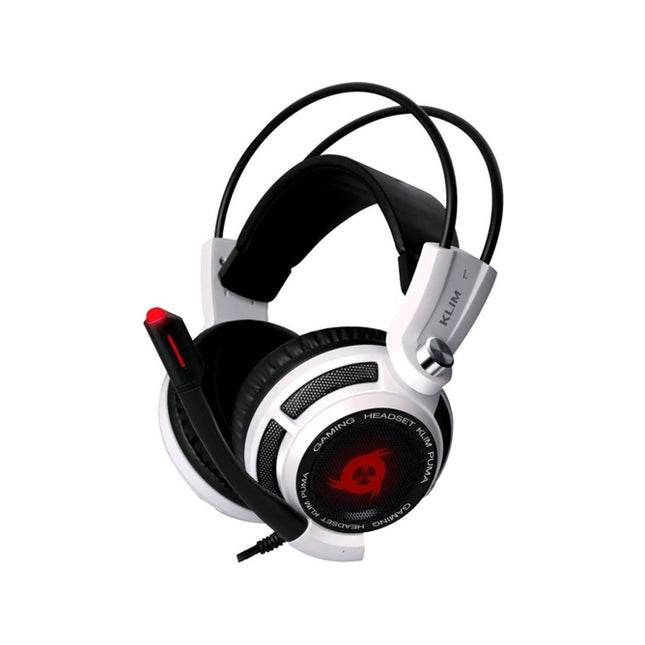 KLIM Puma Gaming Headset (With Microphone - White)
