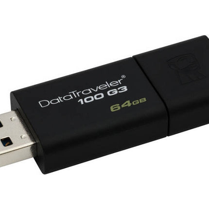 Pack 2 USB Pen 3.0 KINGSTON DataTraveler 100 G3 64 GB