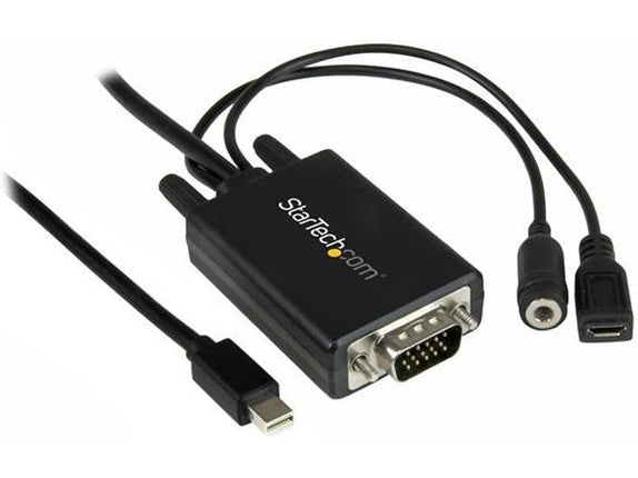 Adapter STARTECH.COM MDP2VGAAMM3M Black