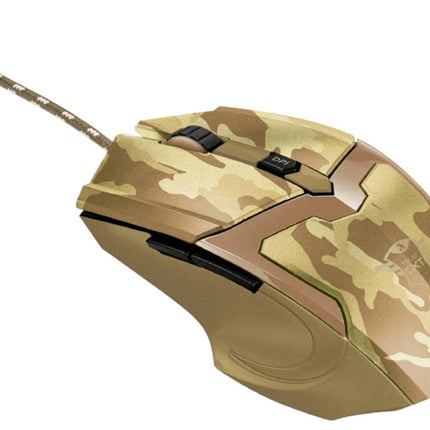 TRUST GXT 101D Mouse Optical 4800 dpi Brown