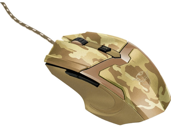 TRUST GXT 101D Mouse Optical 4800 dpi Brown