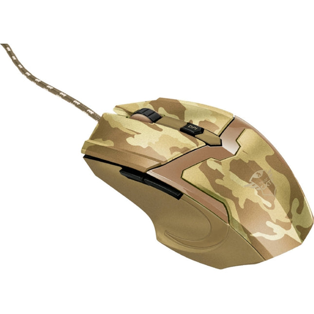 TRUST GXT 101D Mouse Optical 4800 dpi Brown