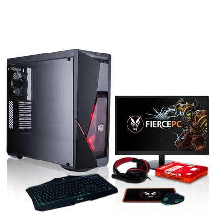 Pack Gaming FIERCE Python 884765 Desktop Gaming Monitor 24 HeadSet Gaming