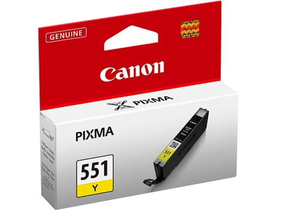 Original CANON CLI551Y Yellow Ink Cartridge