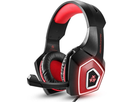 Gaming Headset OHPA AWN3 Wired Com Microphone Red