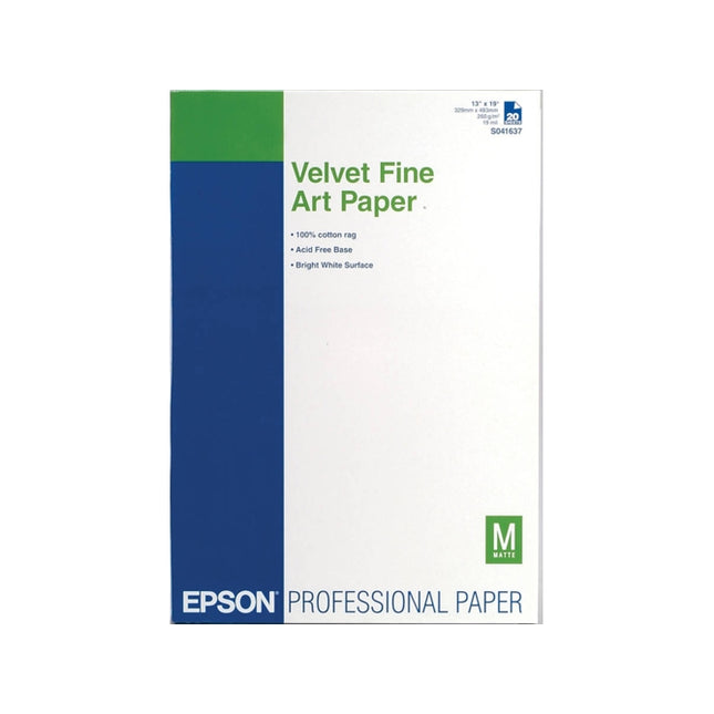 EPSON Velvet Fine Art Printer Paper C13S041637
