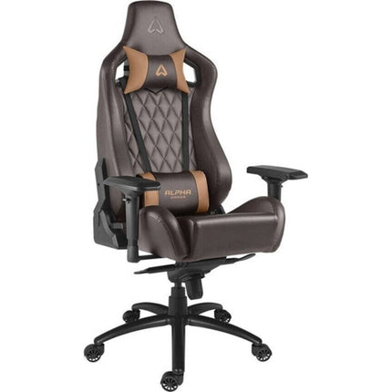 Gaming Chair ALPHA GAMER Polaris (Up to 150 kg - Gas Lift Class 4 - Black and Brown)