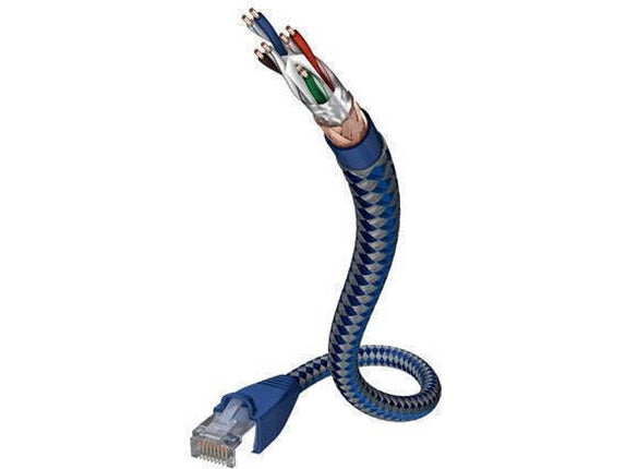 INAKUSTIK Network Cable RJ45 2 m Blue