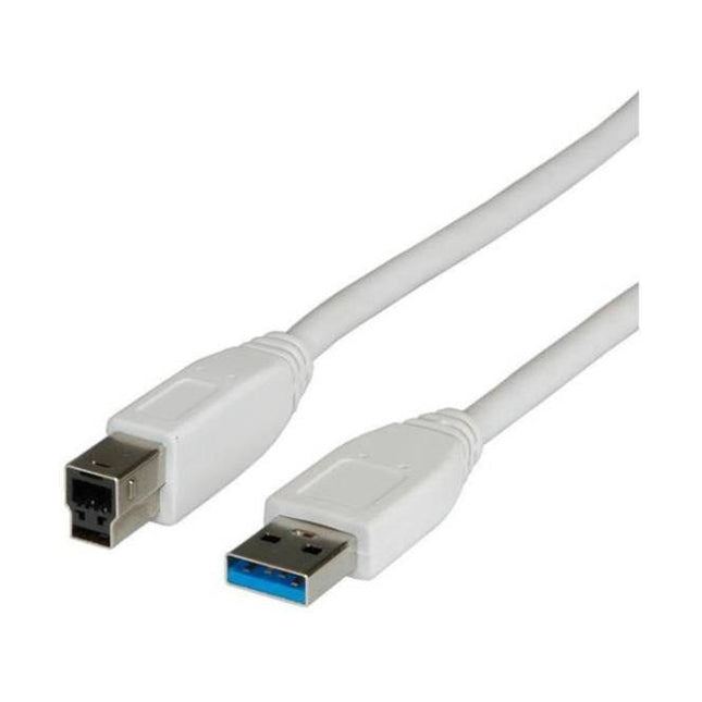 USB Cable NILOX USB AUSB B 0.8 m MaleMale Grey