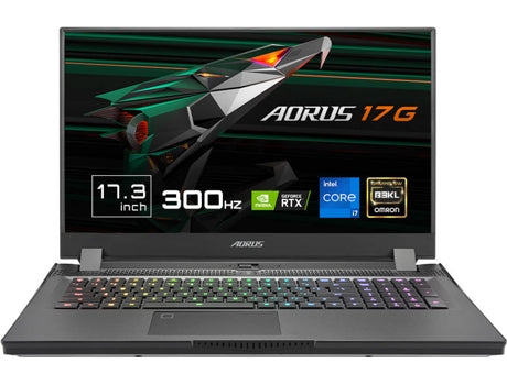 GIGABYTE Aorus 17G Gaming Notebook KD-72ES325SH (Intel Core i7-11800H - NVIDIA GeForce RTX 3060 - RAM: 16 GB - 512 GB SSD - 17.3'')