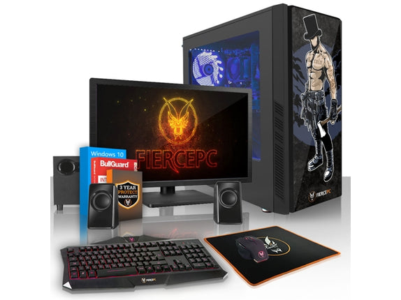 Pack Gaming FIERCE Zombie 886451 Desktop Gaming Monitor 24 Speakers 2.1