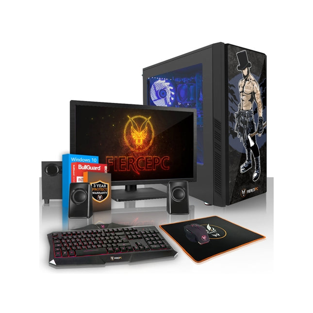 Pack Gaming FIERCE Zombie 886451 Desktop Gaming Monitor 24 Speakers 2.1