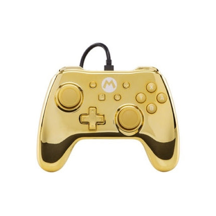 DIMELEC Switch Core Chrome Gold Mario Wired Controller (Nintendo Switch - Gold)
