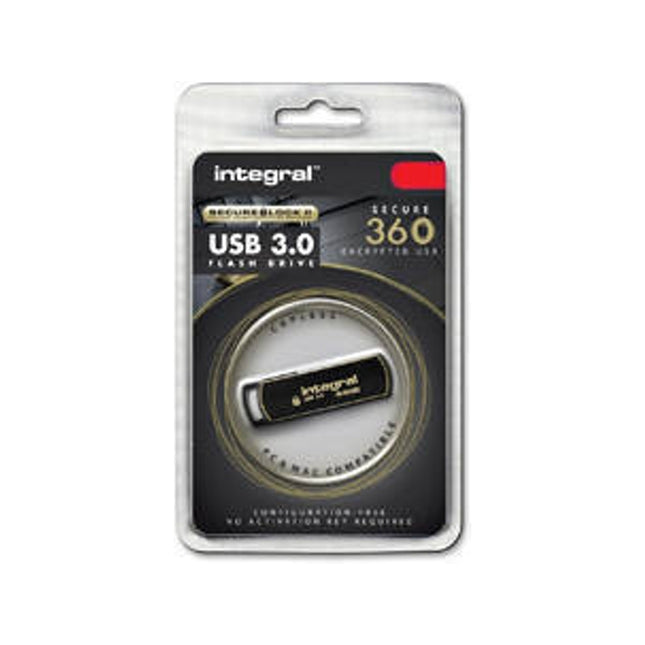 INTEGRAL 32GB Secure 360 Encrypted USB Flash Drive USB3.0
