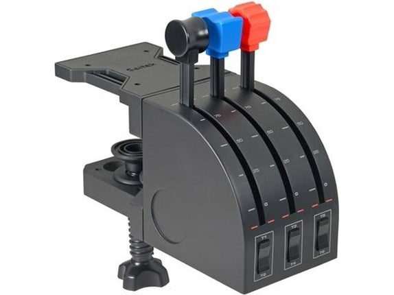 LOGITECH Pro Flight Throttle Quadrant Joystick (Multiplatform - Black)