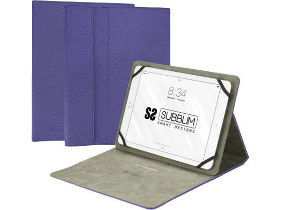 Universal Tablet Case 10.1 SUBBLIM CLEVER STAND Purple