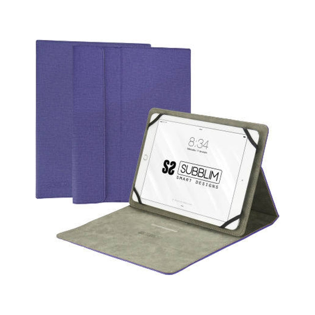 Universal Tablet Case 10.1 SUBBLIM CLEVER STAND Purple