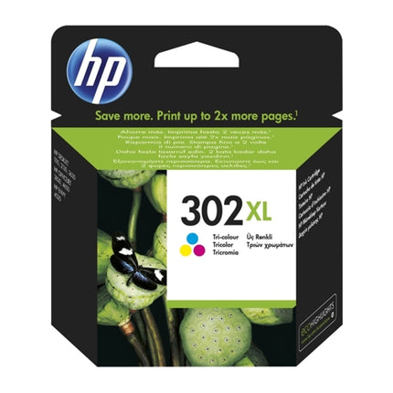 Original HP 302 XL Tricolour Ink Cartridge for HP DeskJet 2130 3630 HP OfficeJet 3830 4650 HP ENVY 4520