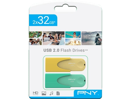 USB Pen PNY PK 2X32GB LTD EDITION (32GB - USB 2.0)