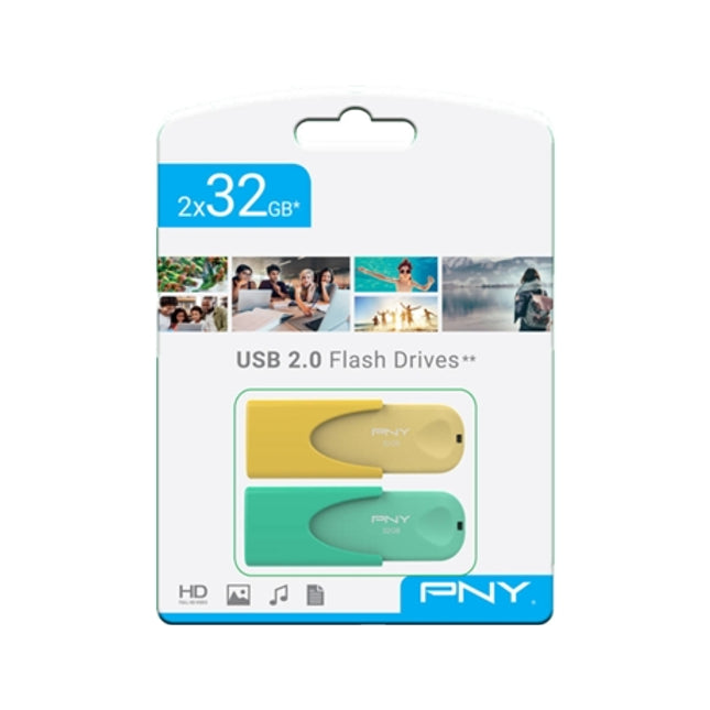 USB Pen PNY PK 2X32GB LTD EDITION (32GB - USB 2.0)