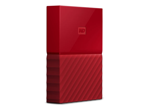 WESTERN DIGITAL My Passport 1 TB External HDD (Red - 1 TB - USB 3.0)