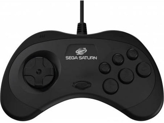 SEGA Saturn Retrobit Controller (SEGA - Black)