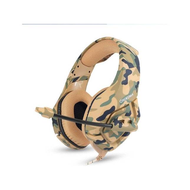 Gaming Headset ONIKUMA V3893Cy (PC - Camouflage Yellow)