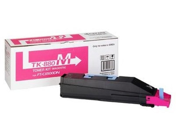 Original KYOCERA TK880M Magenta Toner Cartridge