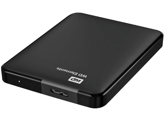 External HDD WESTERN DIGITAL Elements 2,5'' 3TB (Black - 3 TB - USB 3.0)